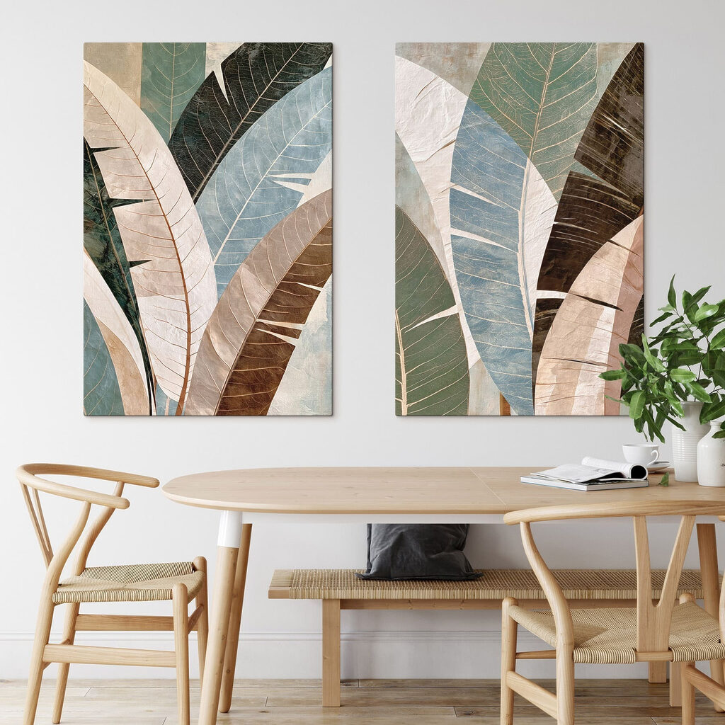 Natural hues in elegant leaf design Natural hues in elegant leaf design