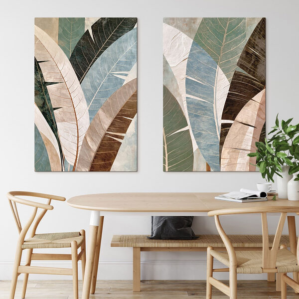 Natural hues in elegant leaf design Natural hues in elegant leaf design