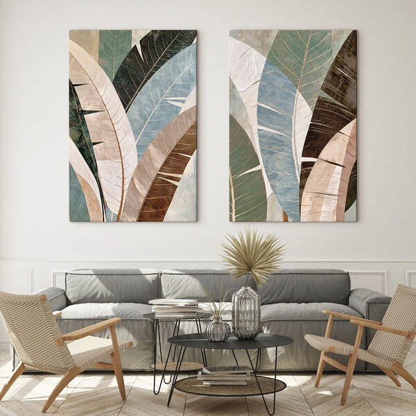 Natural hues in elegant leaf design Natural hues in elegant leaf design