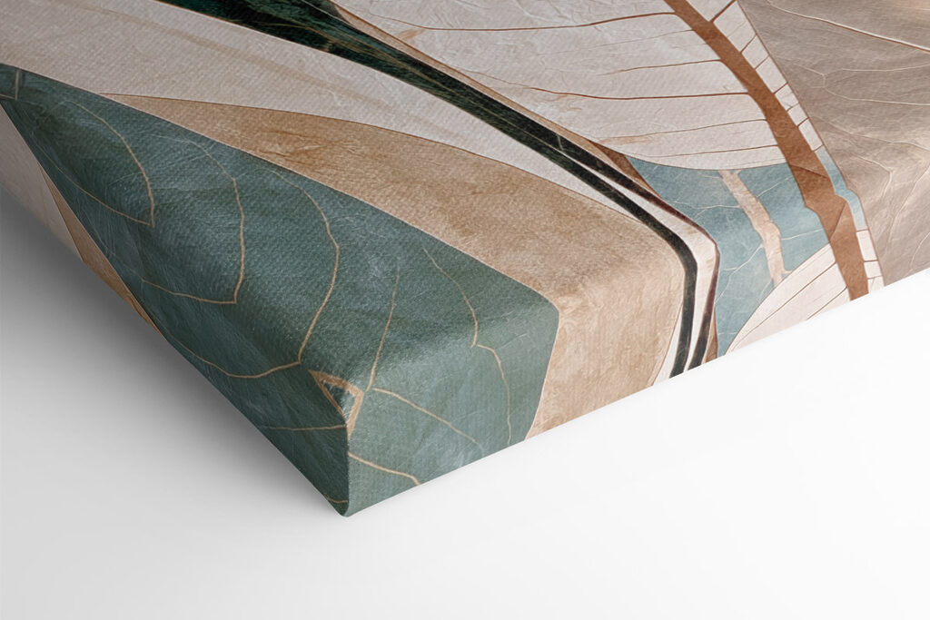 Natural hues in elegant leaf design Natural hues in elegant leaf design