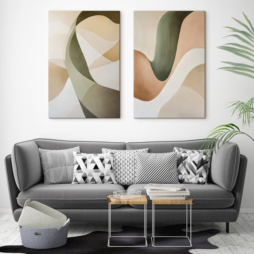 Two images of a painting Two images of a painting
