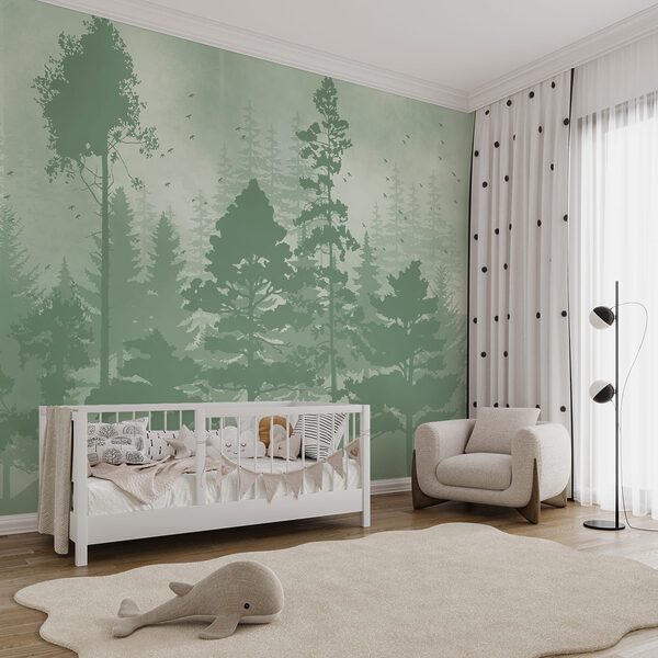 Gruppo di alberi in una foresta Gruppo di alberi in una foresta
