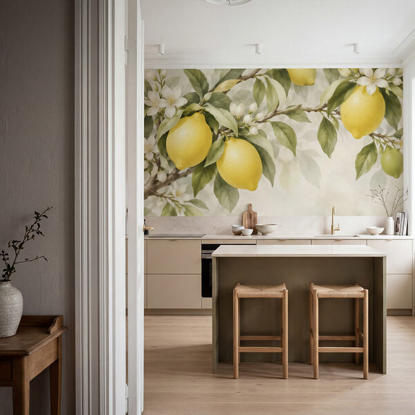 Limoni su un ramo di un albero Limoni su un ramo di un albero