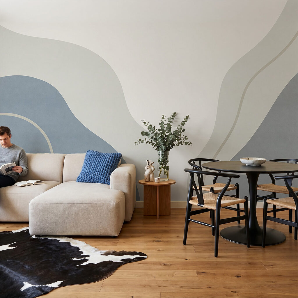 Arte bianca e blu Arte bianca e blu