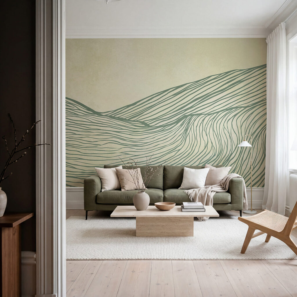 Disegno di una montagna