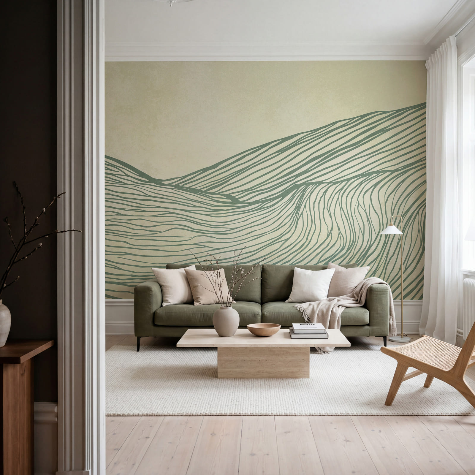 Disegno di una montagna