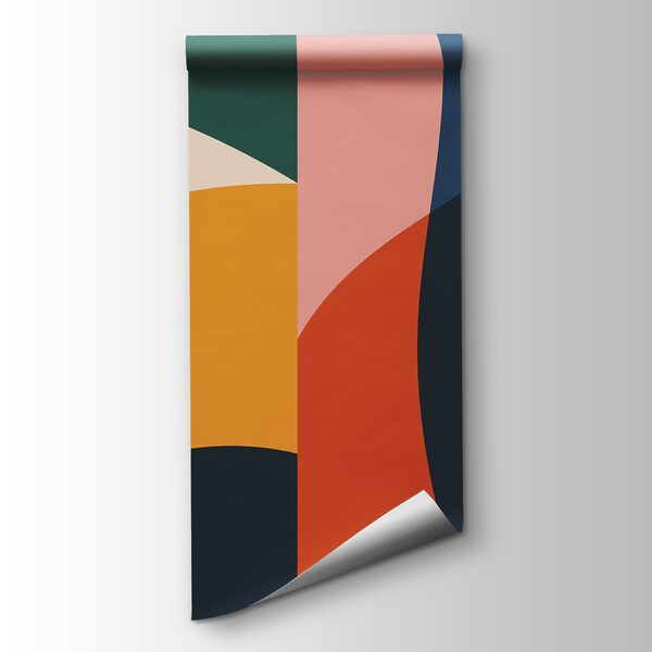 Carta da parati Opere d'arte colorate dalle forme più disparate (COD: t01036)
