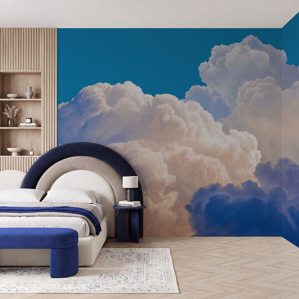 Carta da parati Cielo azzurro con nuvole (COD: t01046)