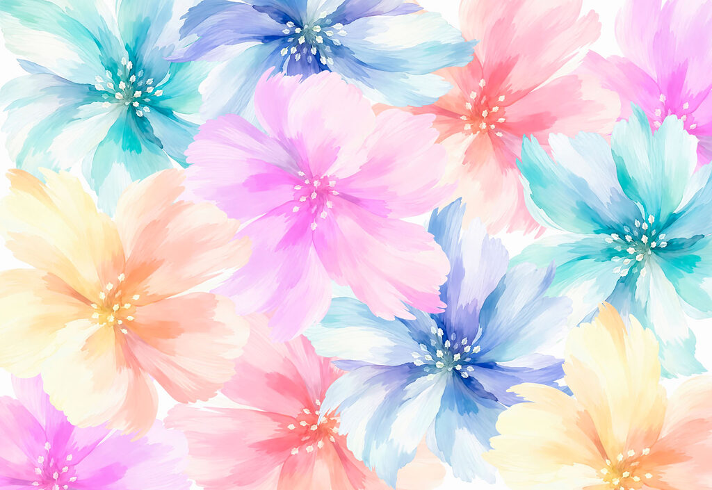 Carta da parati Mazzo di fiori colorati (COD: t01133v3) Carta da parati Mazzo di fiori colorati (COD: t01133v3)