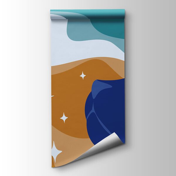 Carta da parati Gatti blu nel cielo (COD: t01136)