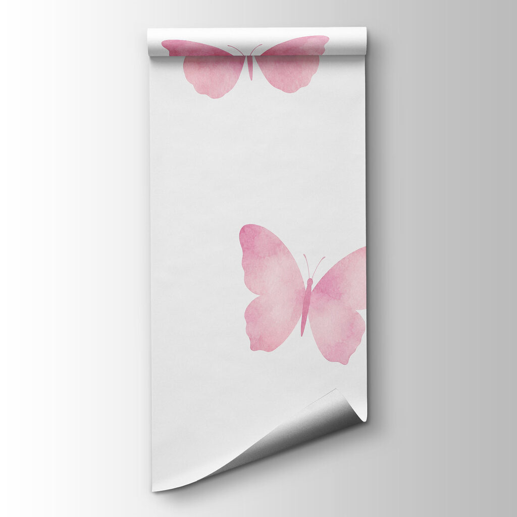 Carta da parati Motivo con farfalle rosa (COD: t01190v1) Carta da parati Motivo con farfalle rosa (COD: t01190v1)