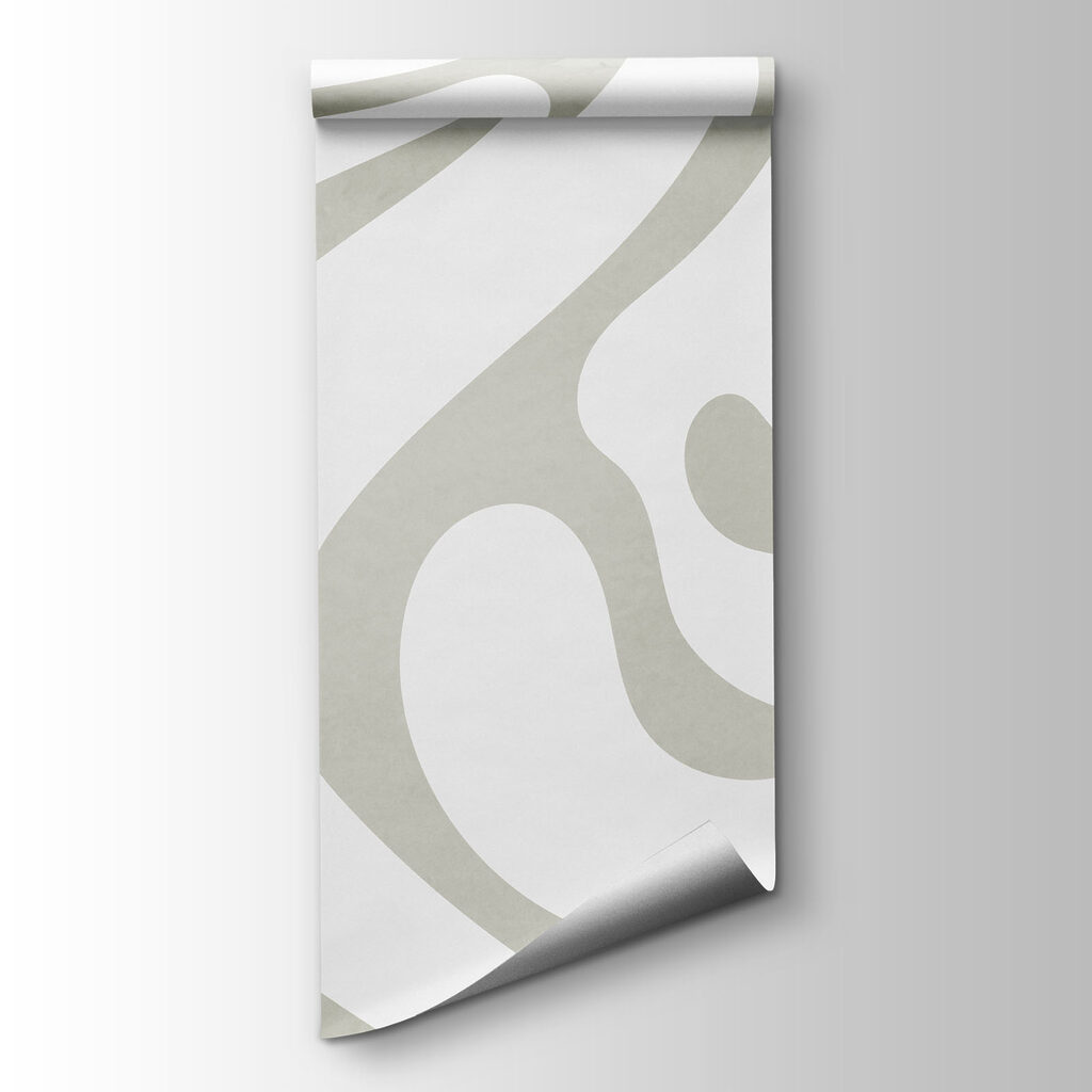 Carta da parati Motivo bianco e grigio (COD: t01191)